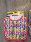 3 Pc Lot  New Easter Peeps  2  Baby Bib  1   Purple Rattle Chicks   Bunny  Aaa