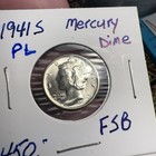 1941-s Silver Mercury Dime 90  Silver Album Filler 