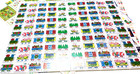 Us Vintage 1960-69  Missing 68   69 Wx Christmas Seals Stamp Sheets Mint 800