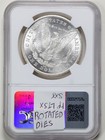 1878-cc  1 Morgan Silver Dollar Ms64 Ngc 6900492-012 Rotated Reverse