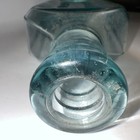 Antique Dr Miles Medical Co Aqua Blue Glass Apothecary Bottle Embossed 8 5 Inch