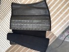 Angel Curves Black Waist Cincher Corset M Hook   Eye Strapless Wireless