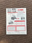 23b E-z Rake Power Lawn Tool  a Clean Lawn Is A Healthy Lawn  Red Ad Sheet