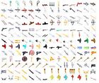       new  Lego Pick Your Weapon Lot Swords Guns Axe Knife Knights Agents Ninjagos