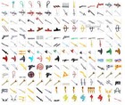       new  Lego Pick Your Weapon Lot Swords Guns Axe Knife Lightsabers Bows Armory