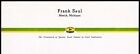 Vintage Letterhead John Deere Frank Saul Mesick Michigan New Old Stock N-mint 