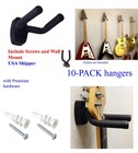 10 Pcs Pack Guitar Hangers Hook Holder Wall Mount Hanger Display Instrument