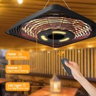 1500w Wall Mounted Patio Heater Outdoor Electric Infrared For Gazebo  Pergola