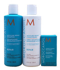 Moroccanoil Moisture Repair Shampoo  Conditioner 8 5 Oz   Treatment Oil 0 85 Oz