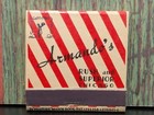 Vintage Matchbook Complete Unstruck Full Feature Armando s Restaurant Cocktails