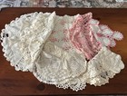 Vintage Crafter cutter Lot Of 12 Various Size Crocheted Pieces