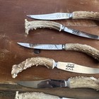 Xprop High Country Arts Stainless Sheffield England Set Of 6 Antler Handle Steak