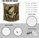 Boho Wall Decor Orange Frog Tapestry Vintage Art Wall Hanging For Bedroom