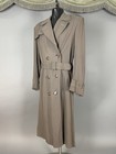 Vintage 1940s Gabardine Trench Coat Early 1950s Mens Trenchcoat