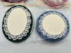 Vtg Lot 4 Heirloom Needle Keepers Velvet   Lace For Stitchery  Painting   More