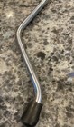 Vintage 70-80   s Ludwig Floor Tom Leg 22    Long Knurled Blue Olive Era