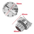 Chrome Fuel Tank Cover Gas Oil Cap For Harley Touring Sportster Dyna 1996-up