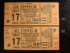 Set Of Led Zeppelin Concert Tickets July 17 1973 Seattle Coliseum Reproduction