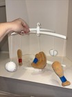 Vtg Crib Toy Musical Mobile By Batam Baseball - For Baby Cribs  In Box 60518