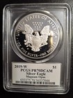 2019-w Proof American Silver Eagle Pcgs Pr70 Dcam Magnum Opus 