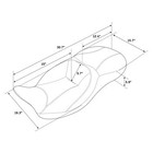 Rider And Passenger Seat Fit For Harley Touring Flht Flhx Flhr Fltrx 2009-2023