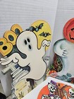 Lot Of 7 Vintage Halloween Die Cut Cutout Decorations-banner