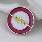 The Flash Logo Metal Pin Dc Comics Brooch Prop Badge Cw