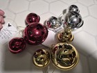 Disney Parks Christmas Jingle Bell Ornaments     Mickey Style     Set Of 3