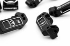 Cr 2wd Aluminum Traxxas Knuckles Set  complete  Fits Slash   Rustler - Black