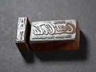 Two Vintage Drink Coca-cola   Coke Bottle  Letterpress Printing Blocks  1929-32