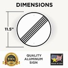 Autobahn - No Speed Limit - Sign    11 5  Aluminum  -  European Highway - Garage