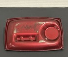 Vtg Budweiser Ashtray Bud Beer Tobacco Bar Advertisement Metal Rectangle 6x4   