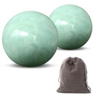 Traditional Chinese Baoding Balls  Marble Health Exercise Medium-1 57  Green