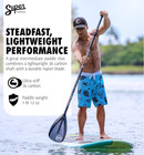 Sup Paddle - Carbon Fiber   Fiberglass Paddles - 3 Piece Adjustable Paddle Board