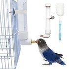 Bird Water Feeder 1pc Automatic Parrot Water Dispenser Bird Water Bottle With 