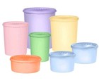 Tupperware 14-piece Heritage Sheer Canister Collection- Multicolor-new