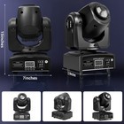 60w Rgbw Led Moving Head Stage Light Gobo Pattern Dmx Dj Disco Club Party Light