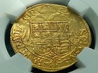 Super Early 1516 - 1556 - Italian Gold Hammered Scudo - Ngc Au Details