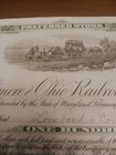 Baltimore   Ohio Railroad 100 Shares Preferred Stock Bond Certificate 1945 B   O