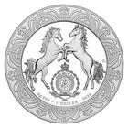2026 Niue Year Of The Horse With Metallic Color 1 Oz 999 Silver Proof Coin