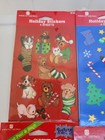 Lot Of Vintage Christmas Sticker Sheets American Greetings Angels Cat Dog