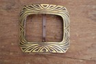 Vintage Pair Of Shoe Clip On Buckles Metal