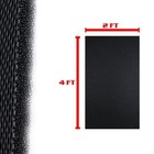 2 Pack Dj Speaker Woofer Cabinet Grill Black Foam 2 Feet X 4 Feet X 3 8  Inches