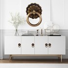 6 Pcs Antique Brass Cabinet Pulls Vintage Drawer Pulls Ring Antique Drawer Pulls