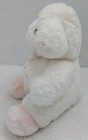 Walmart Stores Lamb Stuffed Animal White Pink Plush Ribbon Toy Collectibles