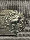 Large Aesthetic Movement Beaten Brass Door Plate Christopher Dresser Jekyll