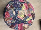 Antique French Pouf Ottoman 