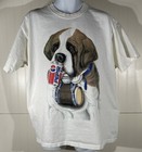 Vintage Pepsi Great Bernard 1996 Promo T-shirt Xl White 