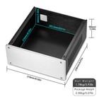 Aluminium Chassis Diy Enclosure For Power Amplifer Hifi Amp Case W219  h90  d228mm