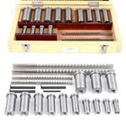 22pc Keyway Broach Kit Metric 44 5 6 8mm Broach Ferrule Bushing Gasket Set